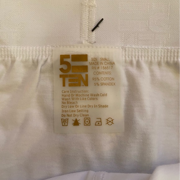 5equals ten NWT White trunk Small - Picture 10 of 12